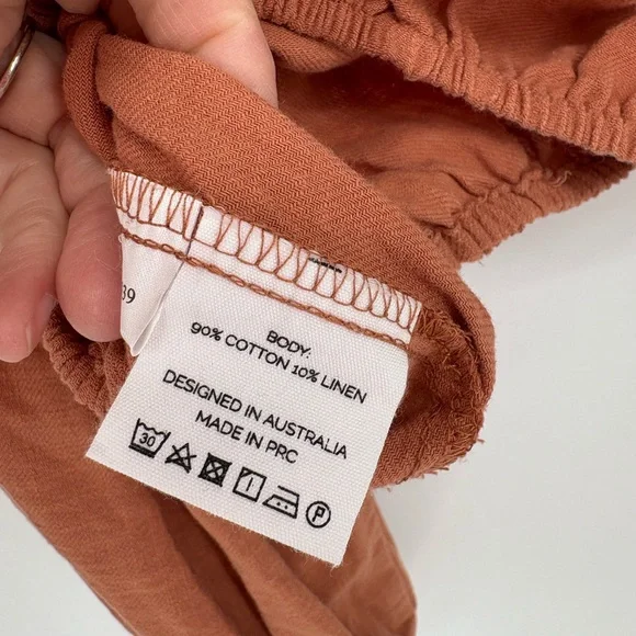 GIRL AND THE SUN EMORY QUARTER LENGTH PUFF SLEEVE CROP TOP - Picture 11 of 13